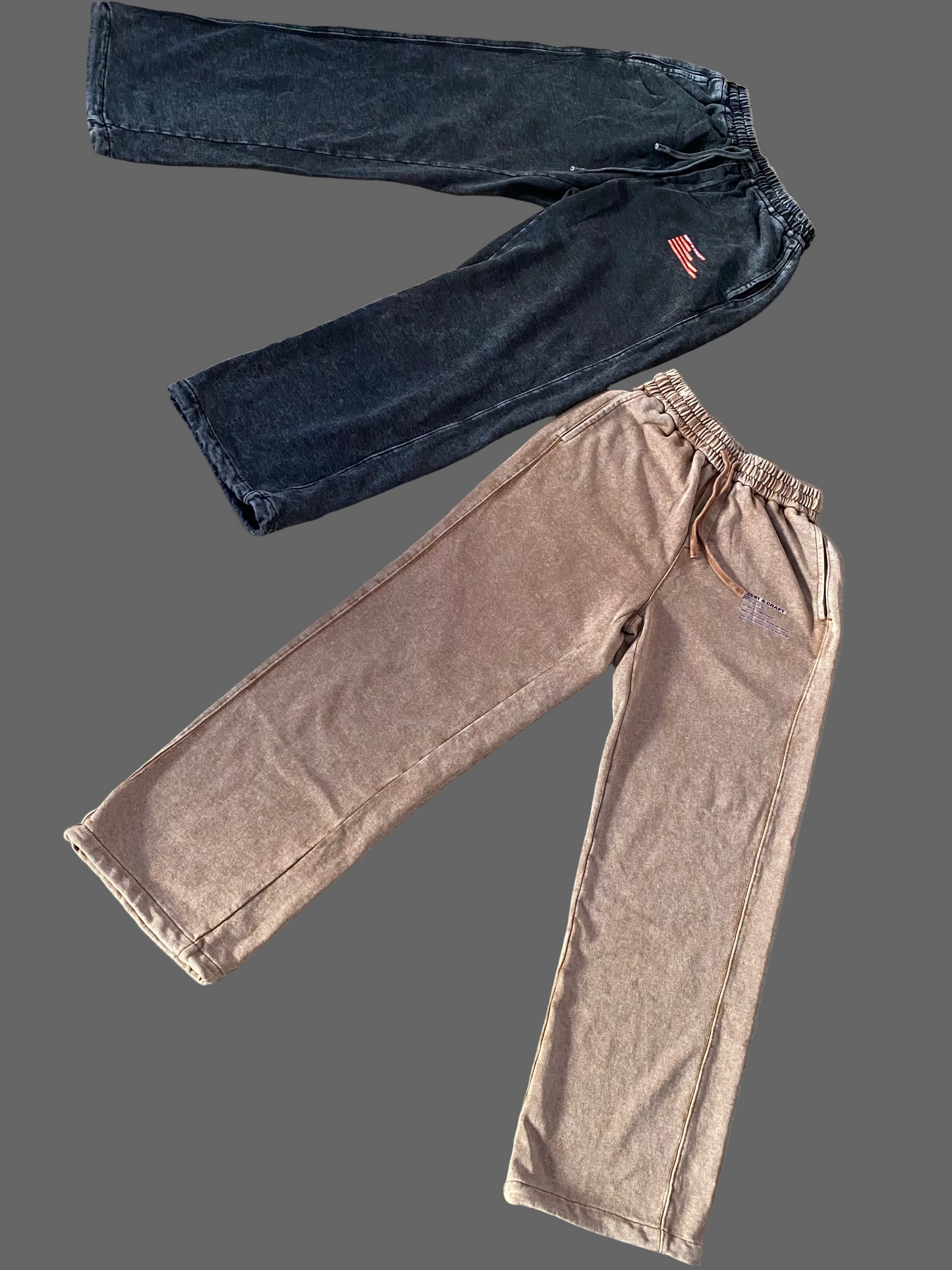 Frosted Emblem Joggers