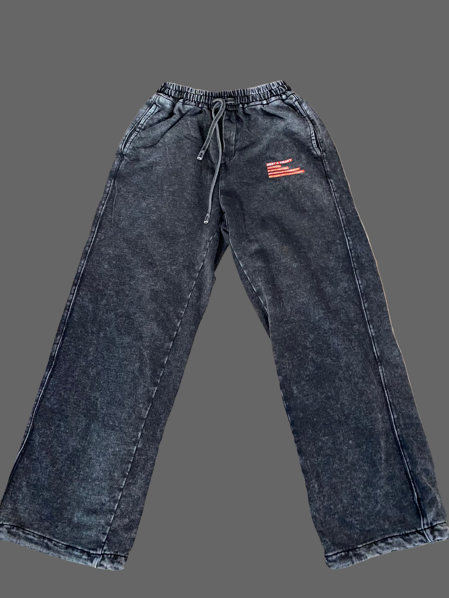 Frosted Emblem Joggers